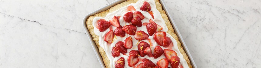 Sheet Pan Strawberry Shortcake