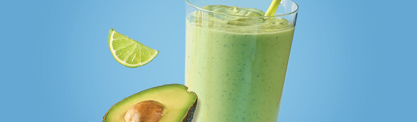 Triple Green Smoothie and Avocado