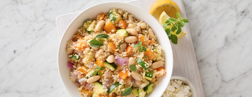 Instant Pot Mediterranean Veggie Quinoa