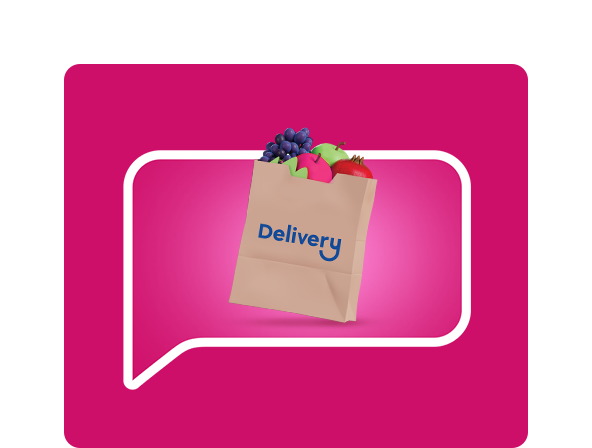 Delivery grocery bag