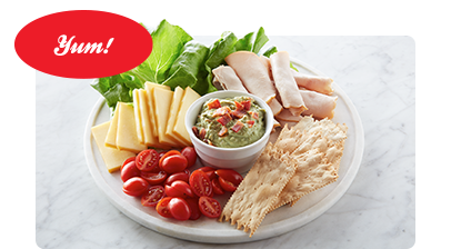 Turkey Club Snacking Board