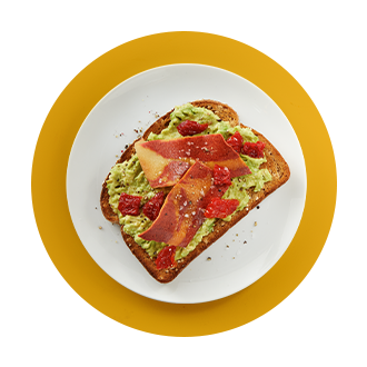 Avocado Toast with Veggie Bacon recipe