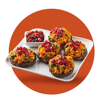 Pumpkin Stuffed Portabellas