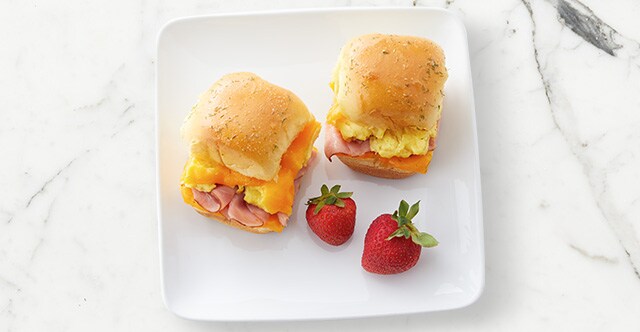 Ham, Egg and Cheese Breakfast Sliders Recipe