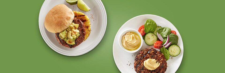 Plant-based burgers Plant-based burgers