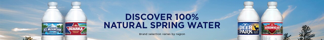 Discover 100% Natural Spring Water