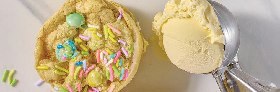 Confetti Ice Cream Sandwiches