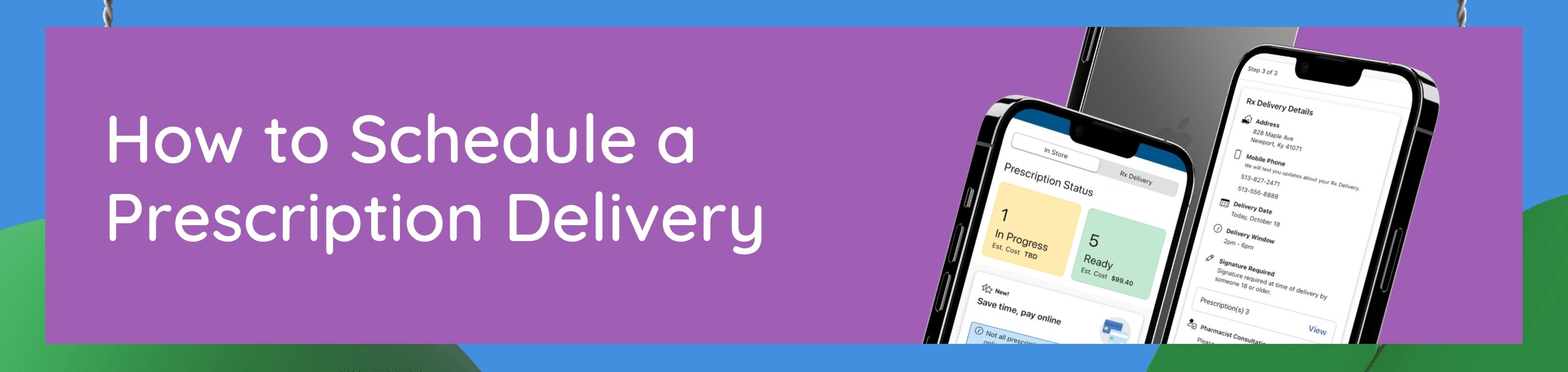 How to schedule a prescription delivery How to schedule a prescription delivery