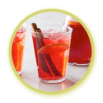 Sparkling Hibiscus Mocktail