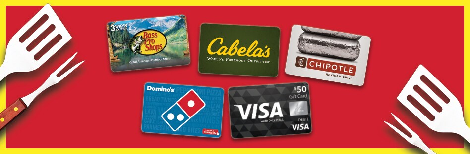 Earn fuel points on gift card purchases.