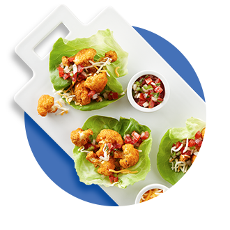 Crunchy Cauliflower Lettuce Wrap Tacos Recipe