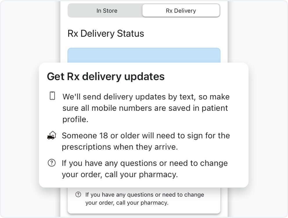 Step nine. Check Prescription Status. Step nine. Check Prescription Status.