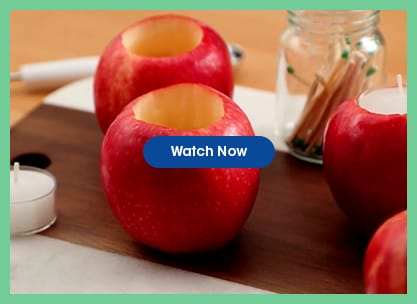 DIY Fruit Candles