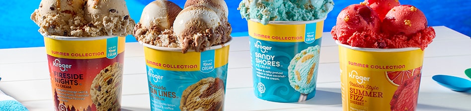Pints of ice cream