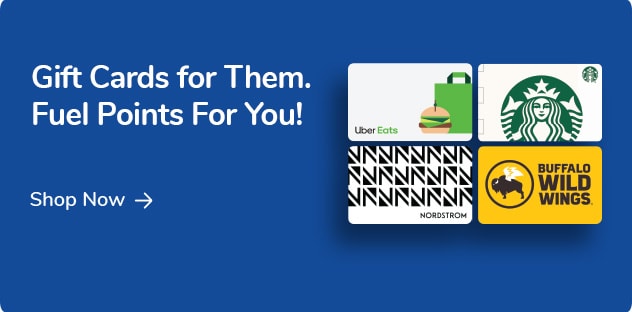Earn Fuel Points on Gift Cards