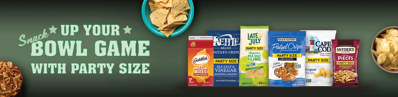 Up your snack bowl game with party size